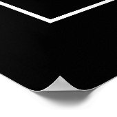 ポスターアールデコレディ白黒 ポスター (角)