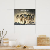 ポスターイエローストーン・ウルフ ポスター (キッチン)