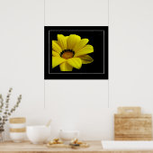 ポスターイエローデイジー ポスター (キッチン)