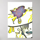 ポスターインヴォーグファッションイラストレーション ポスター (正面)