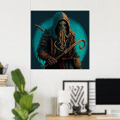 ポスターウォリアーファンタジー ポスター (ホームオフィス)