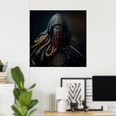 ポスターウォリアーファンタジー ポスター (ホームオフィス)