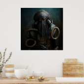 ポスターウォリアーファンタジー ポスター (キッチン)