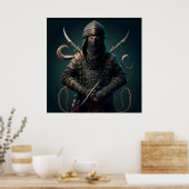 ポスターウォリアーファンタジー ポスター (キッチン)