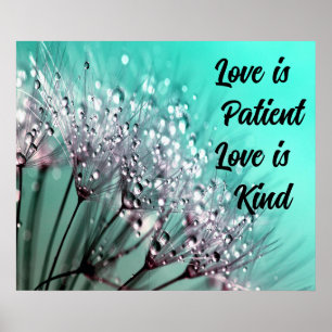 ポスターウォールアートシルバーダンデリオンボタニカル引用文 ポスター