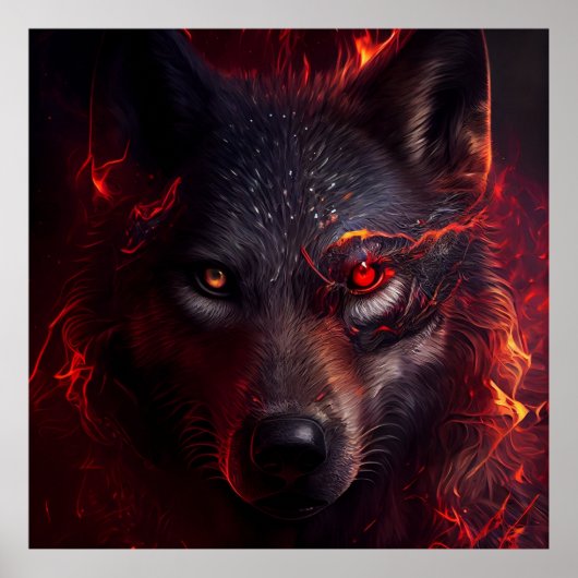 ポスターウルフ火災 ポスター (正面)