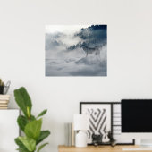 ポスターウルフ ポスター (ホームオフィス)