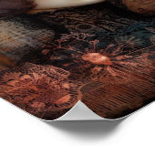 ポスターエフェビクトリアンメラレディーゴシック蝶 ポスター (角)