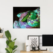 ポスターカラフルヘビ ポスター (ホームオフィス)