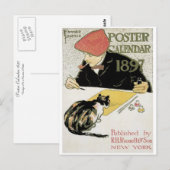 ポスターカレンダー1897 ポストカード (正面/裏面)