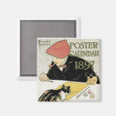 ポスターカレンダー1897 マグネット (正面/裏面)
