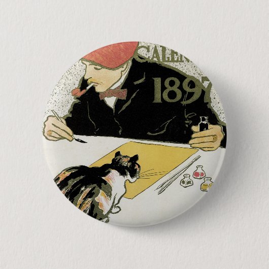 ポスターカレンダー1897 缶バッジ (正面)