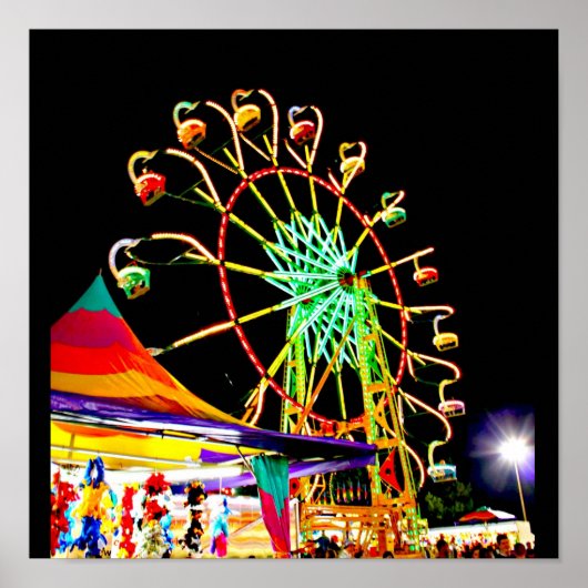 ポスターカーニバル/アミューズメントパークアート–24 ポスター (正面)