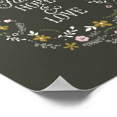 ポスタークリスチャン信仰希望ラブバイブル聖なる書物、 経典 ポスター (角)