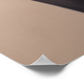 ポスターグラマラスファッションモデルブラックボウ ポスター (角)