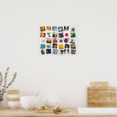 ポスターコラージュ ポスター (キッチン)