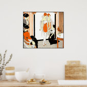 ポスターコルセットレコルセットレフレーパリ ポスター (キッチン)