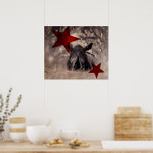 ポスターサイの水彩画 ポスター (キッチン)