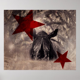 ポスターサイの水彩画 ポスター