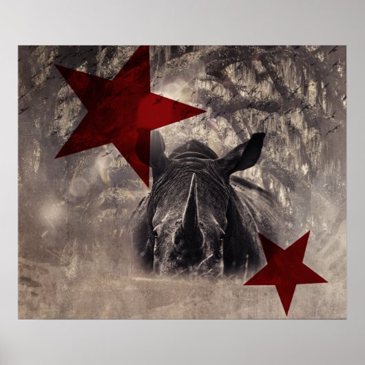 ポスターサイの水彩画 ポスター (正面)