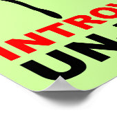 ポスターサインおもしろいを紹介 ポスター (角)