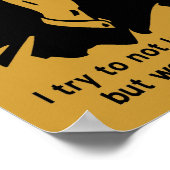 ポスターサイン笑わされるだおもしろい ポスター (角)