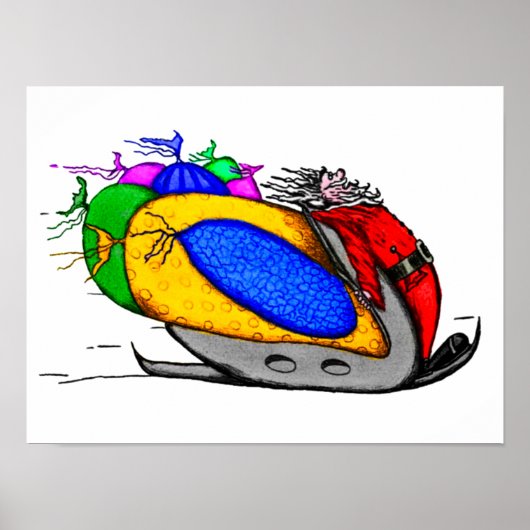 ポスターサンタクロース ポスター (正面)