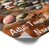 ポスターザブルックオリジナルハンド色彩の鮮やかル ポスター (角)