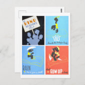 ポスターシリーズポストカード「Be Kind to Books Club」 ポストカード (正面/裏面)