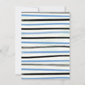 ポスタースタイルブルビール誕生祝い 招待状 (裏面)