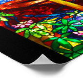 ポスターステンドグラス – ティファニー5 ポスター (角)