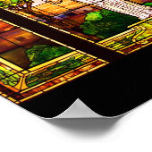 ポスターステンドグラス – ティファニー9 ポスター (角)