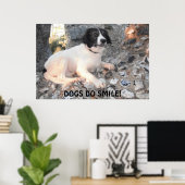 ポスタースプラリーが城内を微笑みながら訪れる ポスター (ホームオフィス)