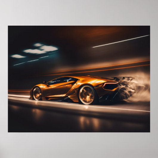 ポスタースポーツカー ポスター (正面)