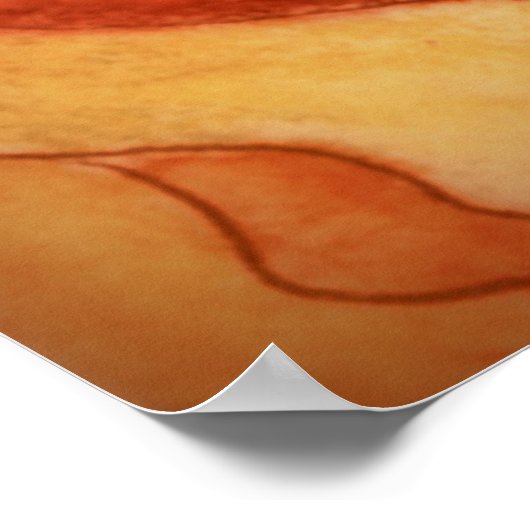 ポスターソノラン砂漠の夕日 ポスター (角)