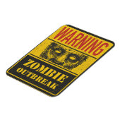 ポスターゾンビの発生。ゾンビ付き看板 マグネット (左側)