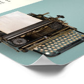ポスタータイプライター ポスター (角)