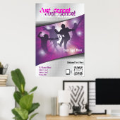 ポスターテンプレートダンス ポスター (ホームオフィス)