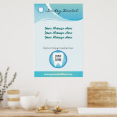 ポスターテンプレートデンタルケア ポスター (キッチン)