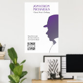 ポスターテンプレートメンズウェア ポスター (ホームオフィス)