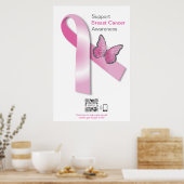 ポスターテンプレート乳がん認識度 ポスター (キッチン)