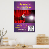 ポスターテンプレート魔法ショー ポスター (キッチン)