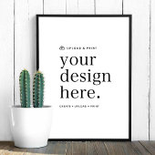 ポスターデザインアップロード18" x 24"の看板 ポスター