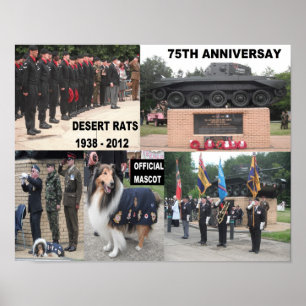 ポスターデザートラット75周年お祝い ポスター