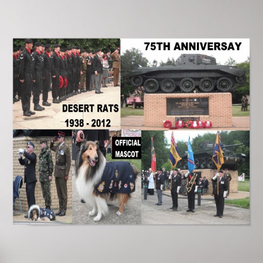 ポスターデザートラット75周年お祝い ポスター (正面)