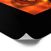 ポスターデジタル抽象芸術アートゴールデンオルブス ポスター (角)