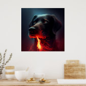 ポスタードッグレッド ポスター (キッチン)