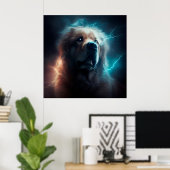 ポスタードッグ ポスター (ホームオフィス)