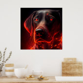 ポスタードッグ ポスター (キッチン)