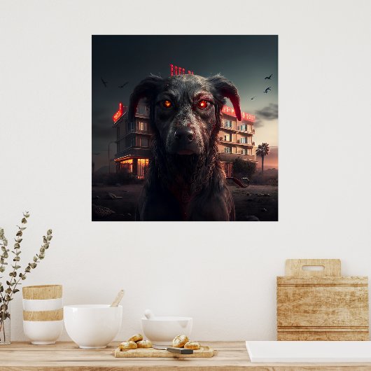 ポスタードッグ ポスター (キッチン)